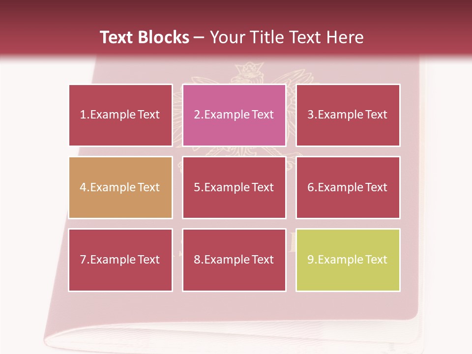 Grandmother Finger Hold PowerPoint Template