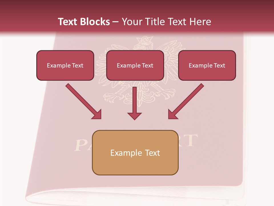 Grandmother Finger Hold PowerPoint Template