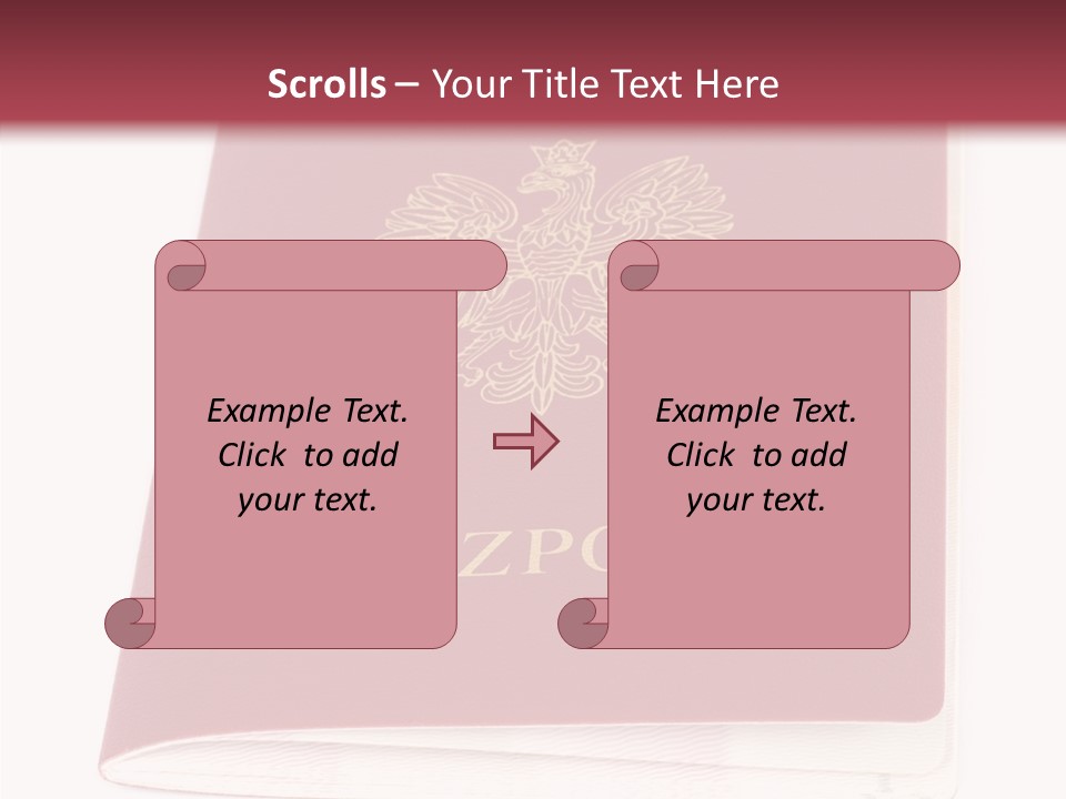 Grandmother Finger Hold PowerPoint Template