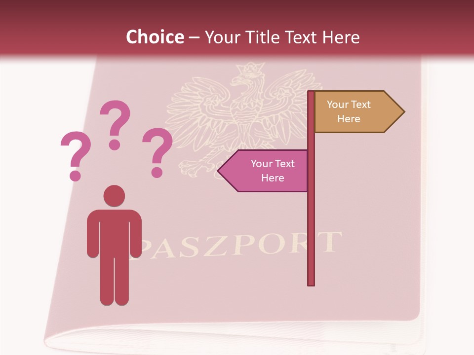 Grandmother Finger Hold PowerPoint Template