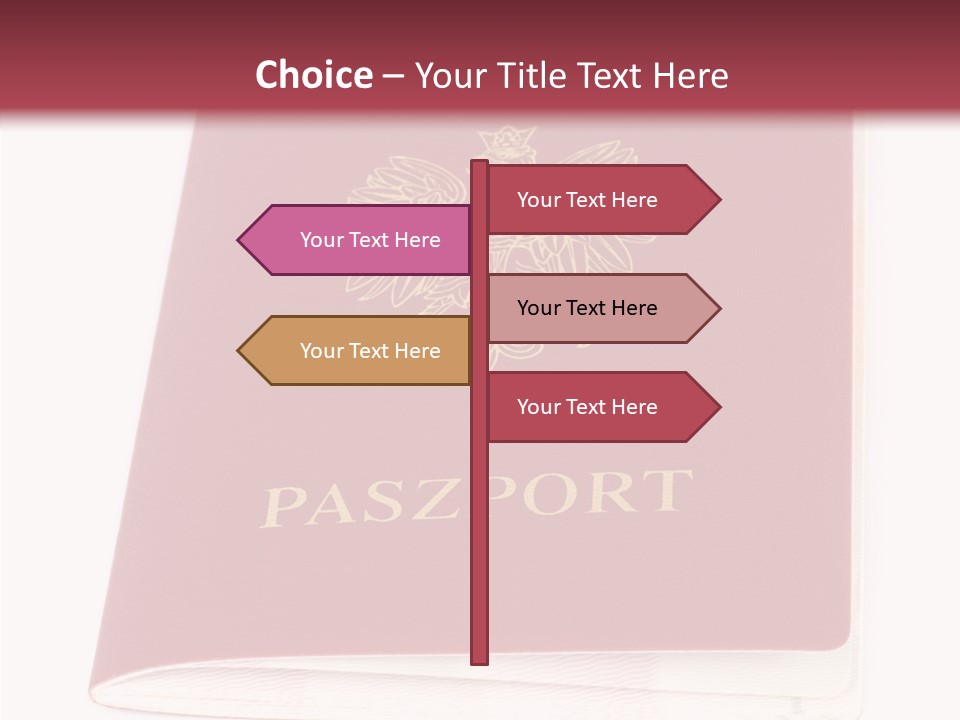 Grandmother Finger Hold PowerPoint Template