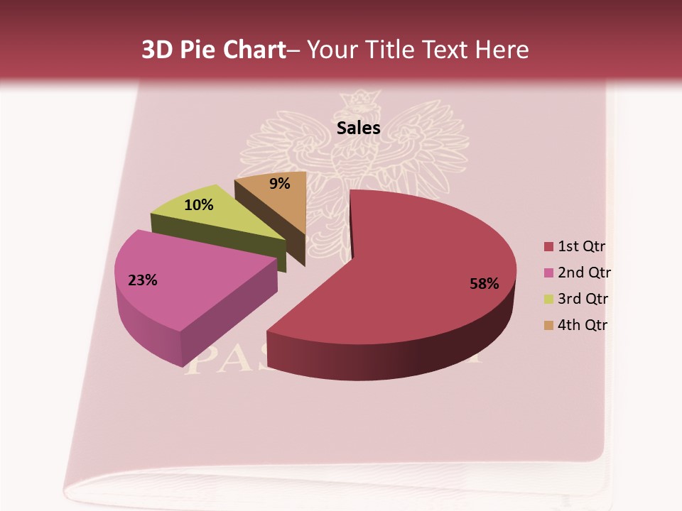 Grandmother Finger Hold PowerPoint Template