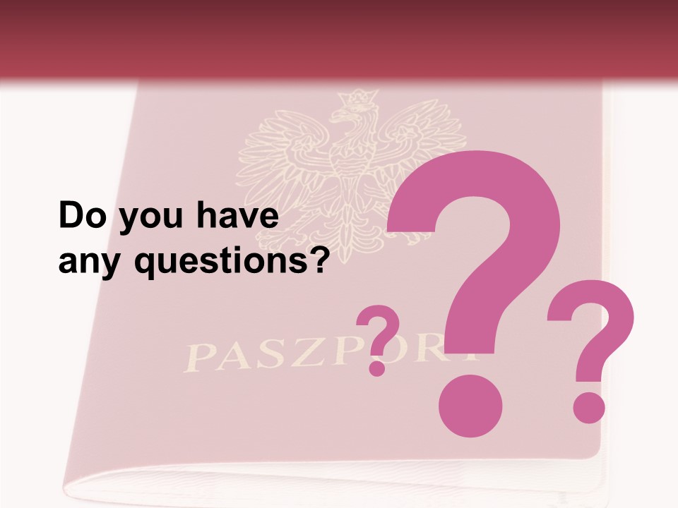 Grandmother Finger Hold PowerPoint Template