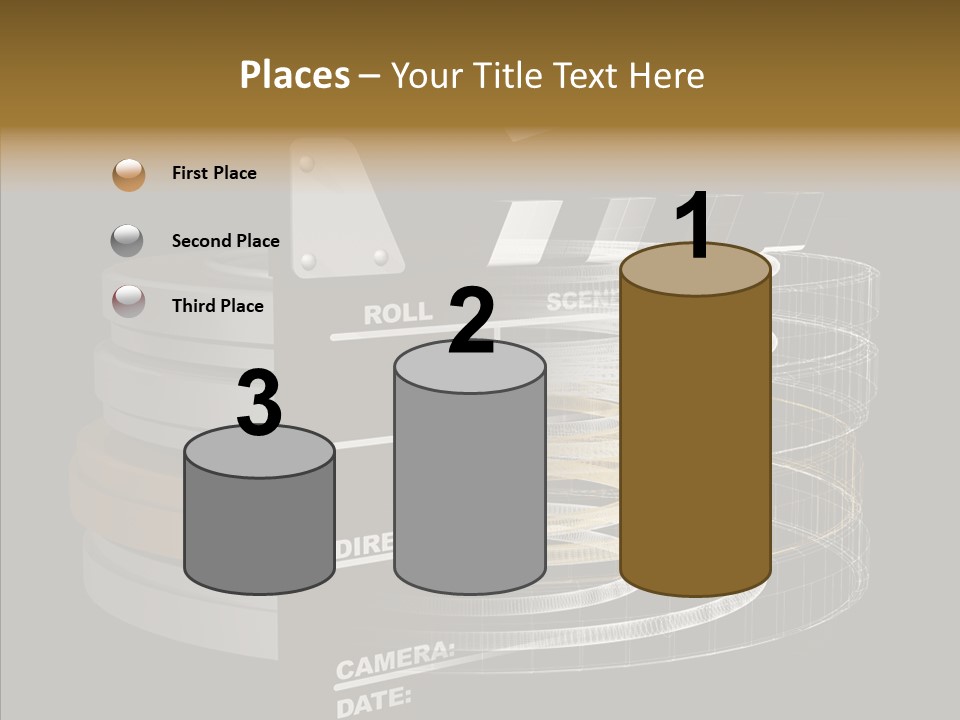 Caregiver White Background Senior PowerPoint Template