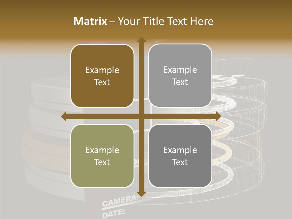 Caregiver White Background Senior PowerPoint Template