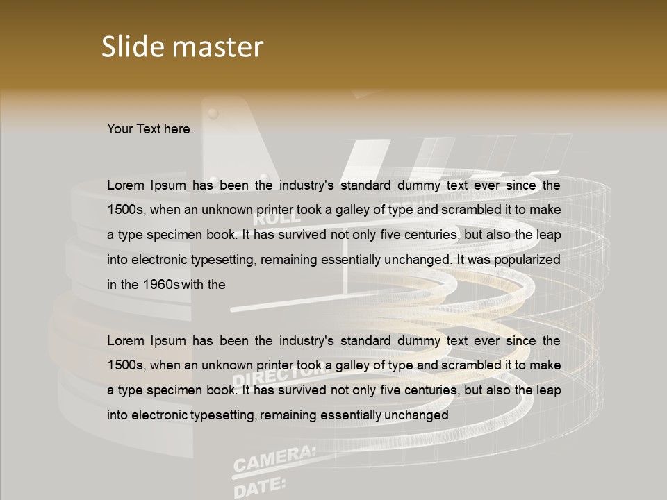 Caregiver White Background Senior PowerPoint Template