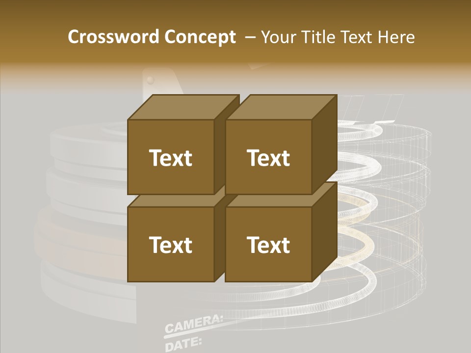 Caregiver White Background Senior PowerPoint Template