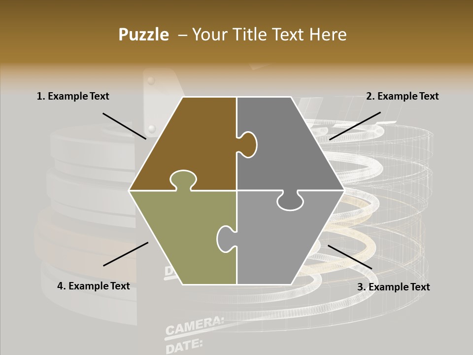 Caregiver White Background Senior PowerPoint Template