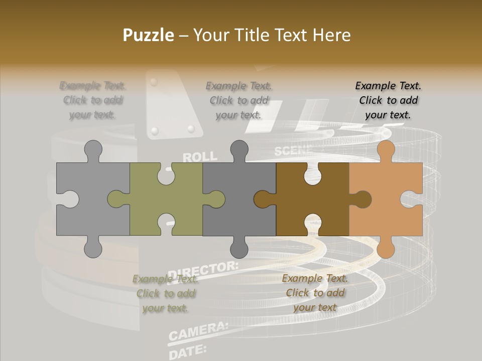 Caregiver White Background Senior PowerPoint Template