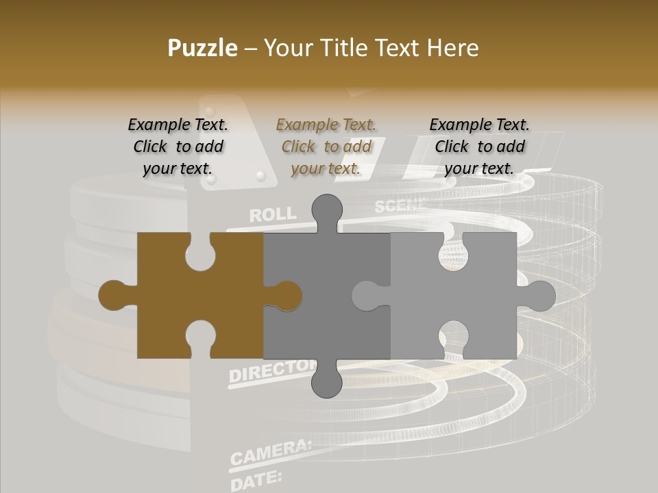 Caregiver White Background Senior PowerPoint Template