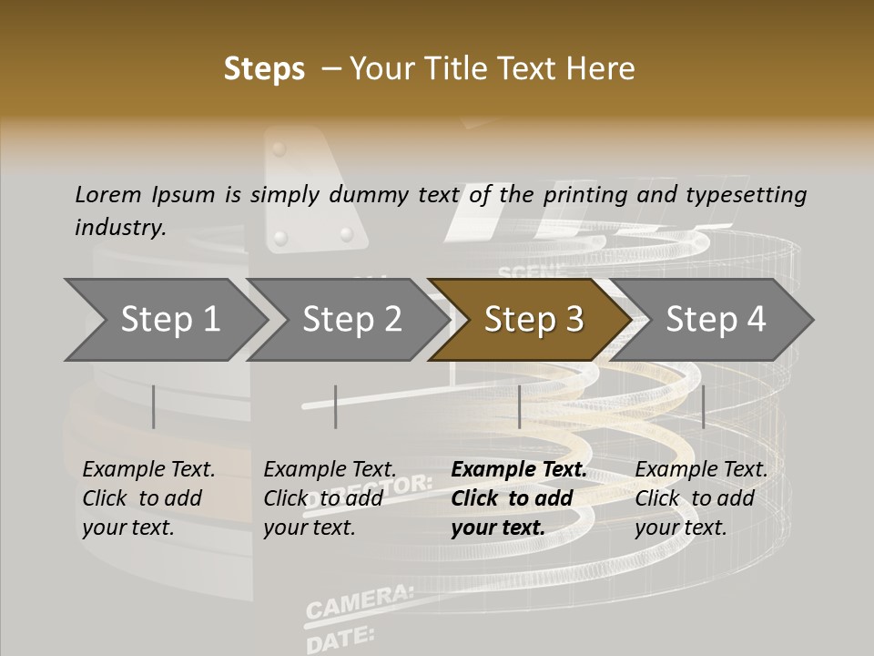 Caregiver White Background Senior PowerPoint Template