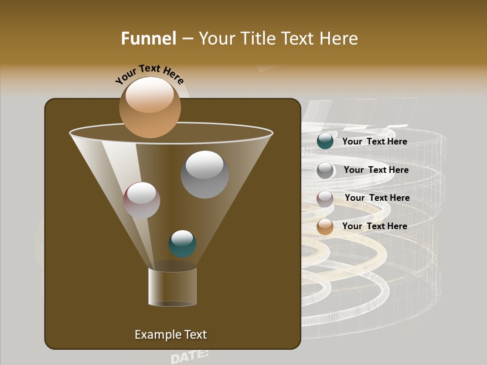 Caregiver White Background Senior PowerPoint Template