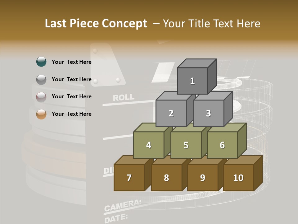 Caregiver White Background Senior PowerPoint Template