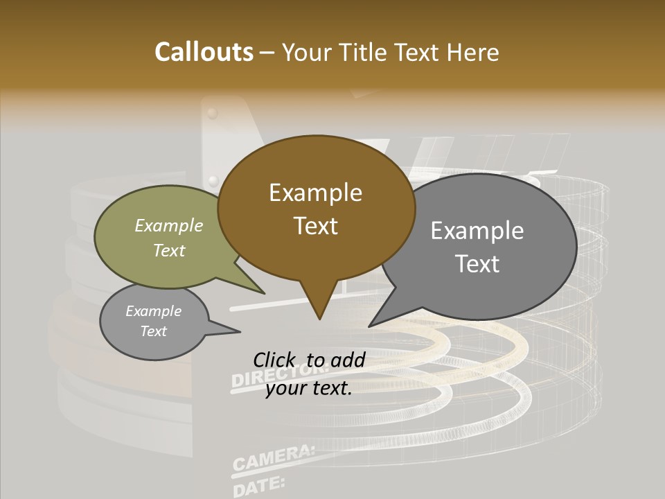 Caregiver White Background Senior PowerPoint Template