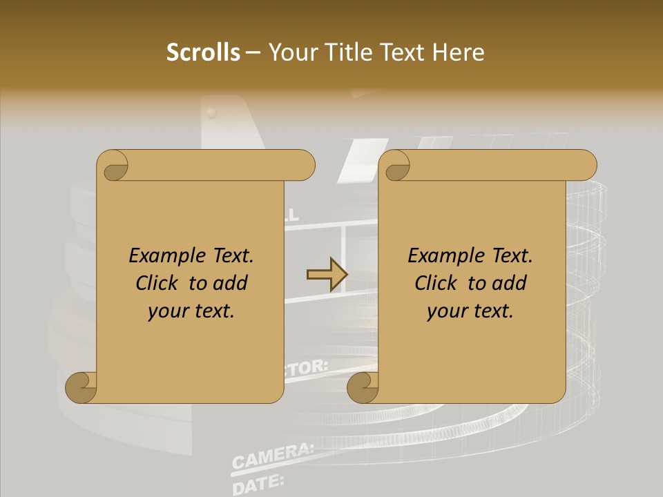 Caregiver White Background Senior PowerPoint Template