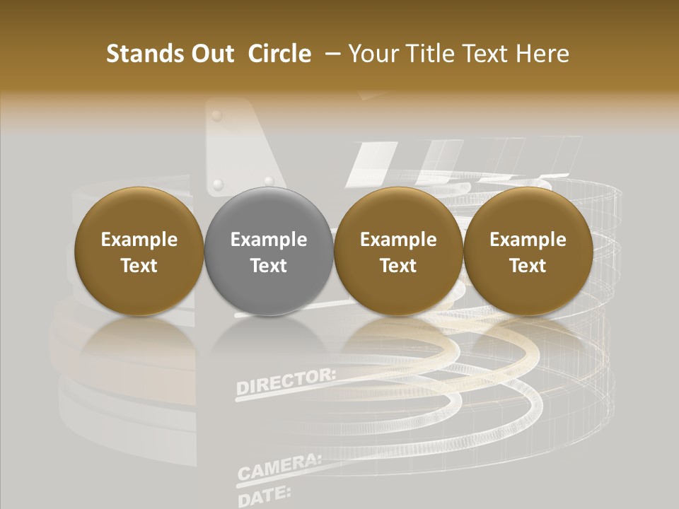 Caregiver White Background Senior PowerPoint Template