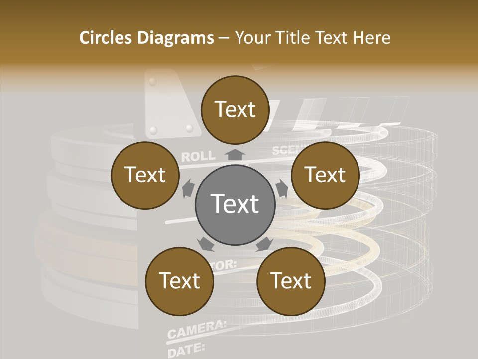 Caregiver White Background Senior PowerPoint Template