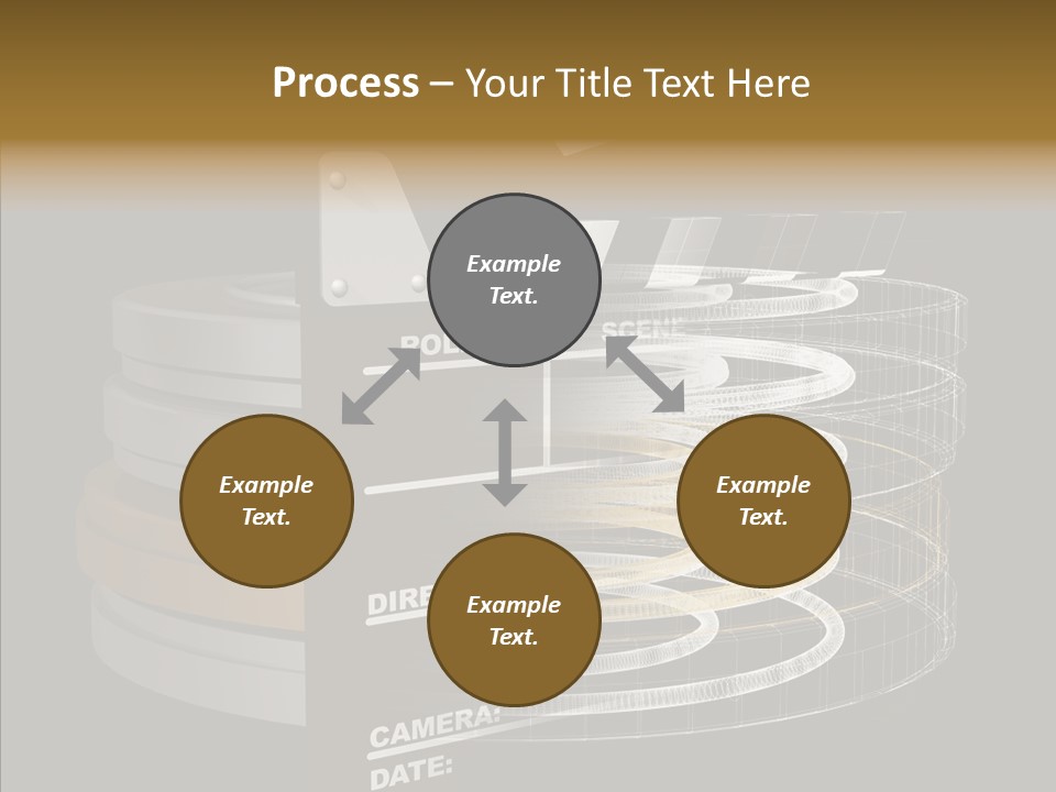 Caregiver White Background Senior PowerPoint Template