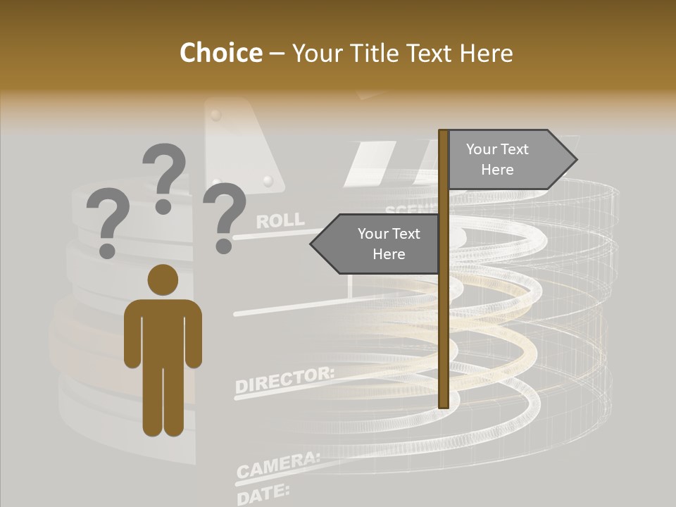 Caregiver White Background Senior PowerPoint Template