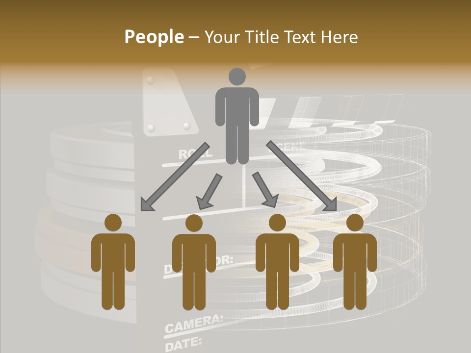 Caregiver White Background Senior PowerPoint Template