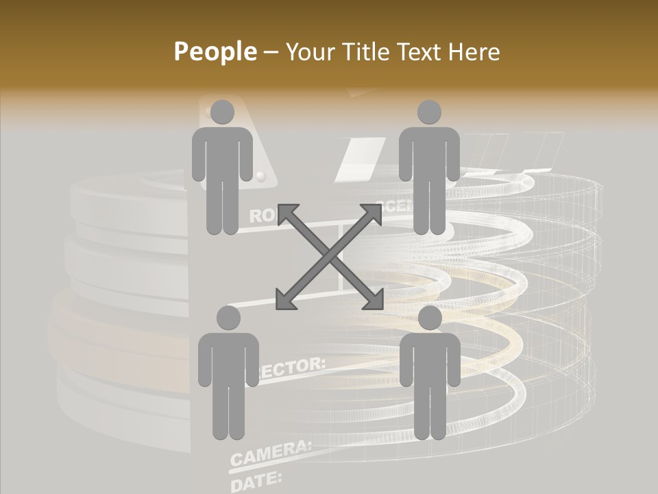 Caregiver White Background Senior PowerPoint Template