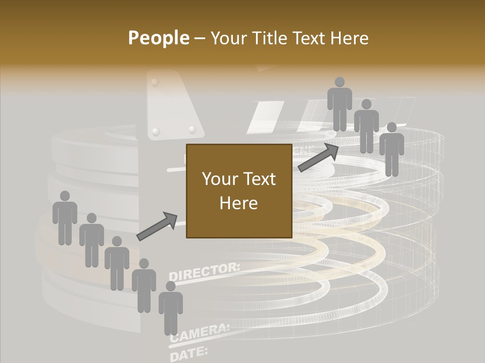 Caregiver White Background Senior PowerPoint Template