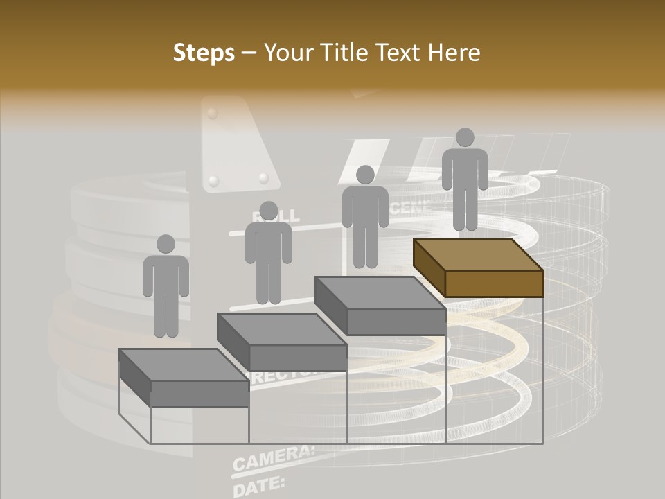 Caregiver White Background Senior PowerPoint Template