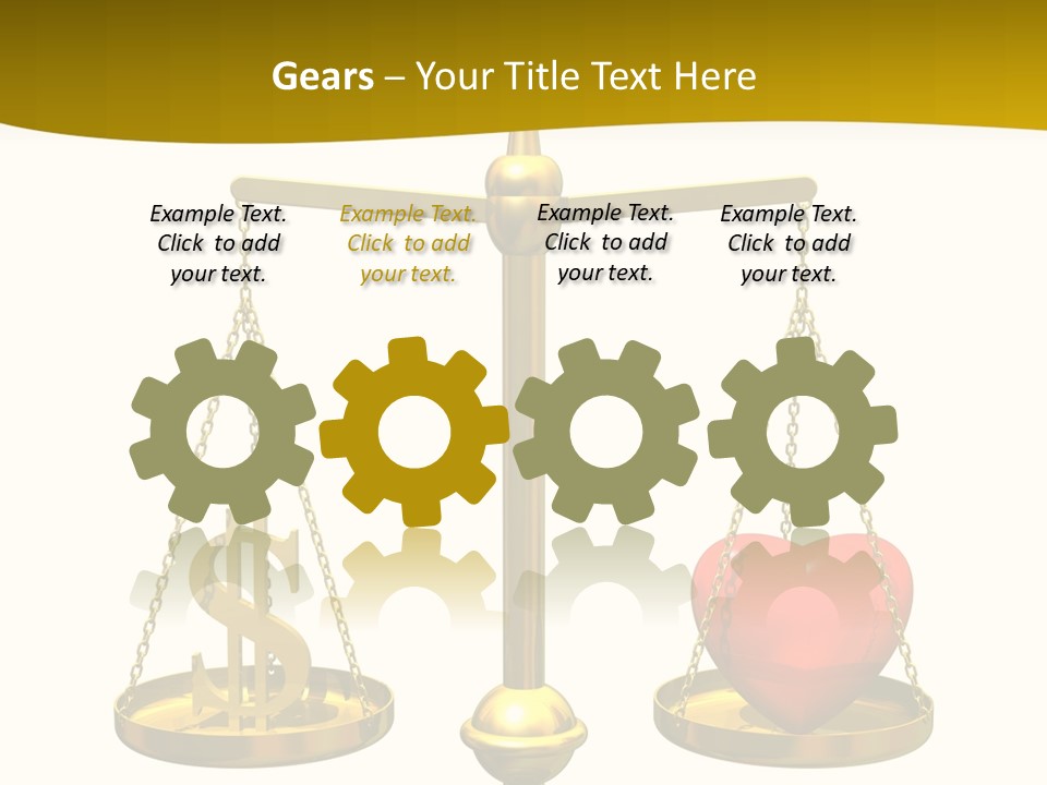 Female Grandmother Senior PowerPoint Template