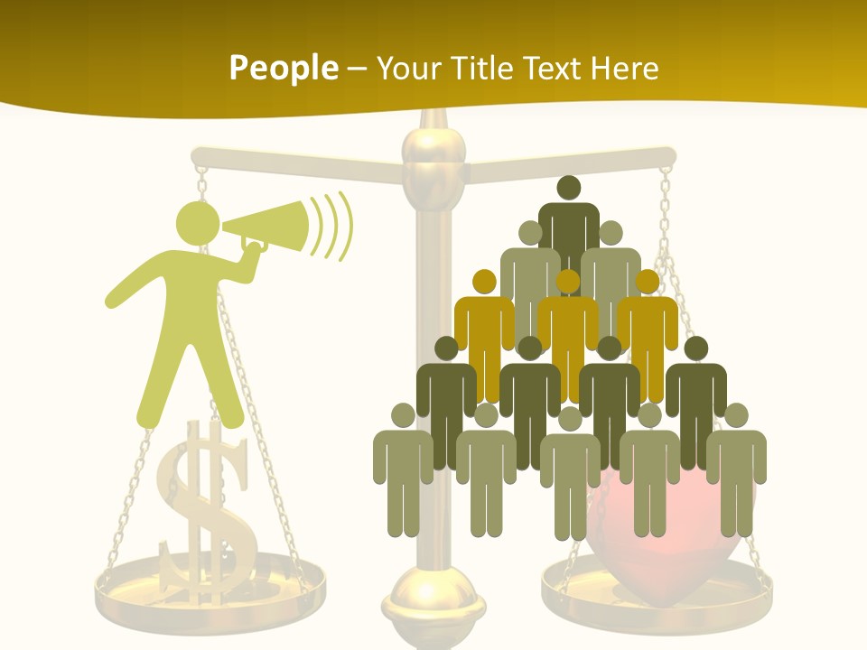 Female Grandmother Senior PowerPoint Template