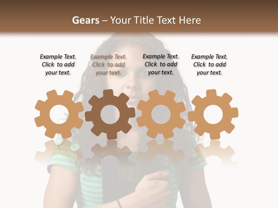 Caregiver Grandmother Senior PowerPoint Template