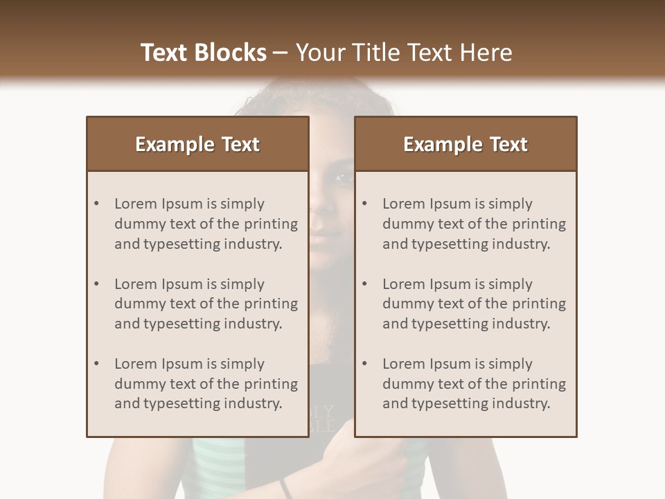 Caregiver Grandmother Senior PowerPoint Template