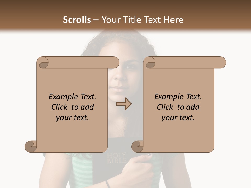 Caregiver Grandmother Senior PowerPoint Template