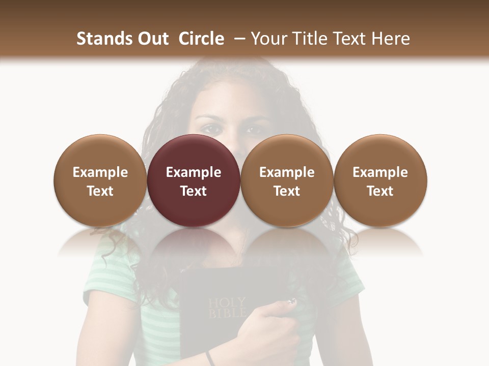 Caregiver Grandmother Senior PowerPoint Template