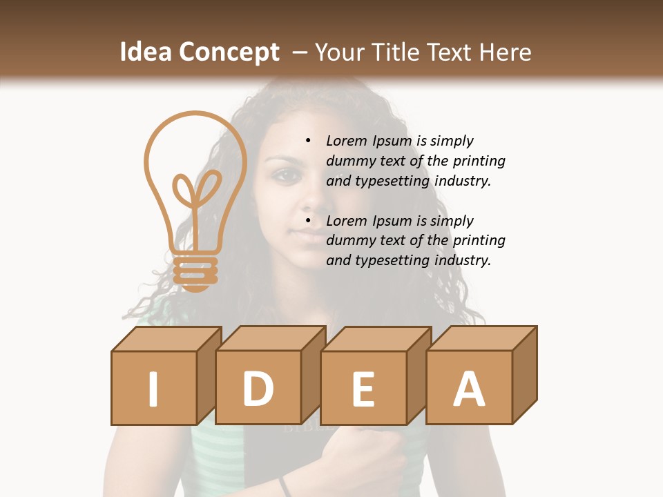 Caregiver Grandmother Senior PowerPoint Template