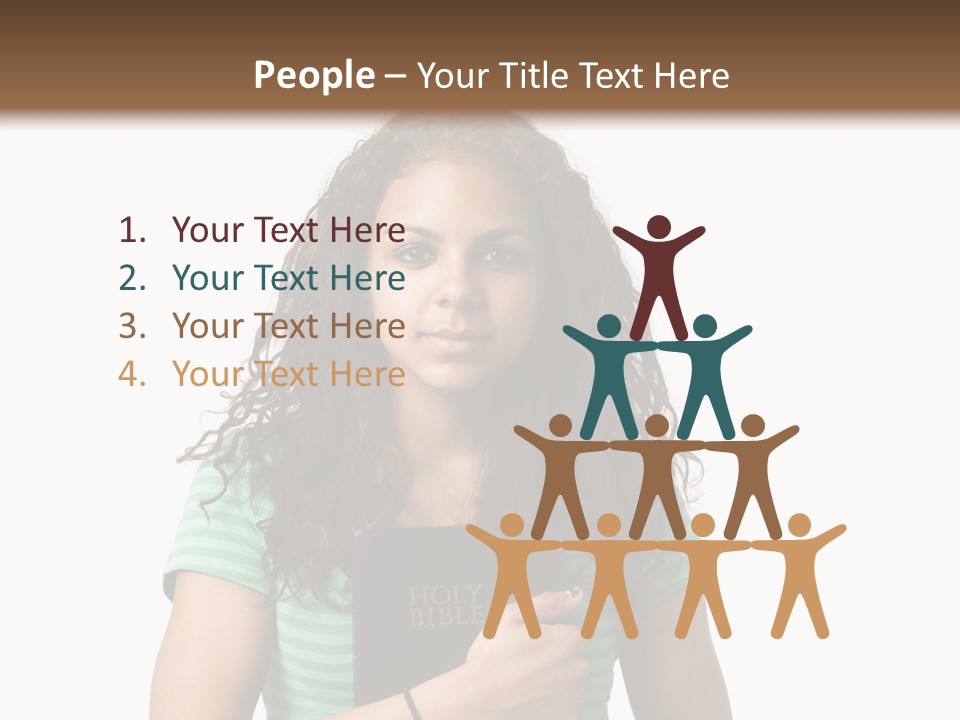 Caregiver Grandmother Senior PowerPoint Template