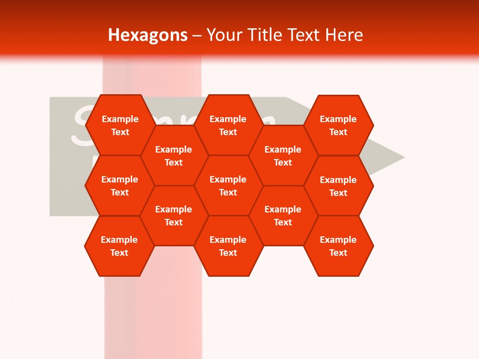 Senior  Touching White Background PowerPoint Template