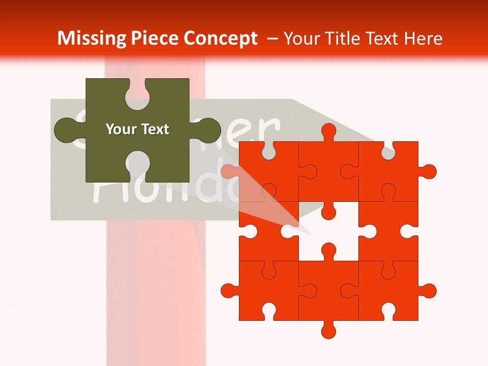 Senior  Touching White Background PowerPoint Template