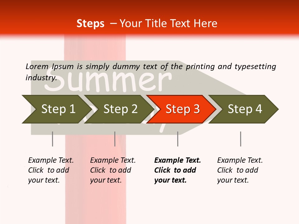 Senior  Touching White Background PowerPoint Template
