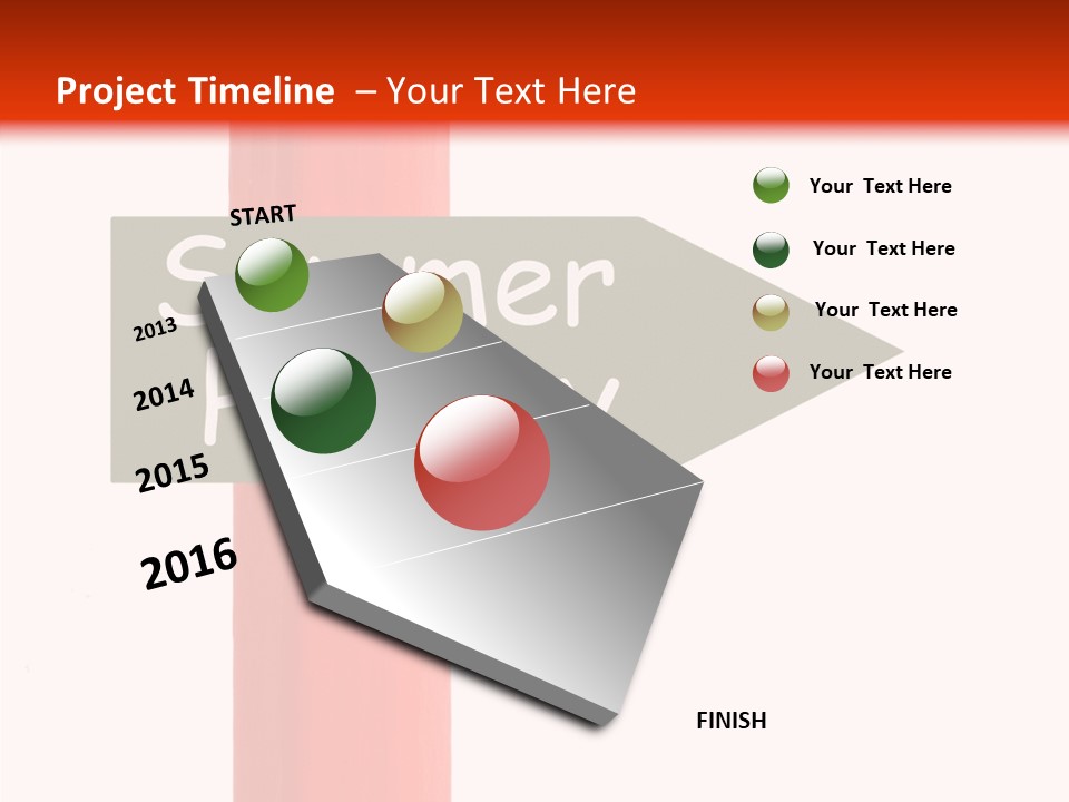 Senior  Touching White Background PowerPoint Template