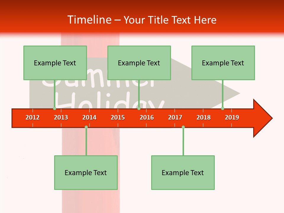 Senior  Touching White Background PowerPoint Template