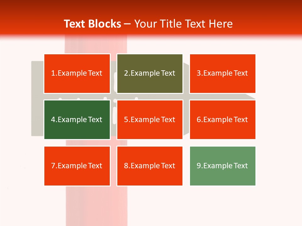 Senior  Touching White Background PowerPoint Template