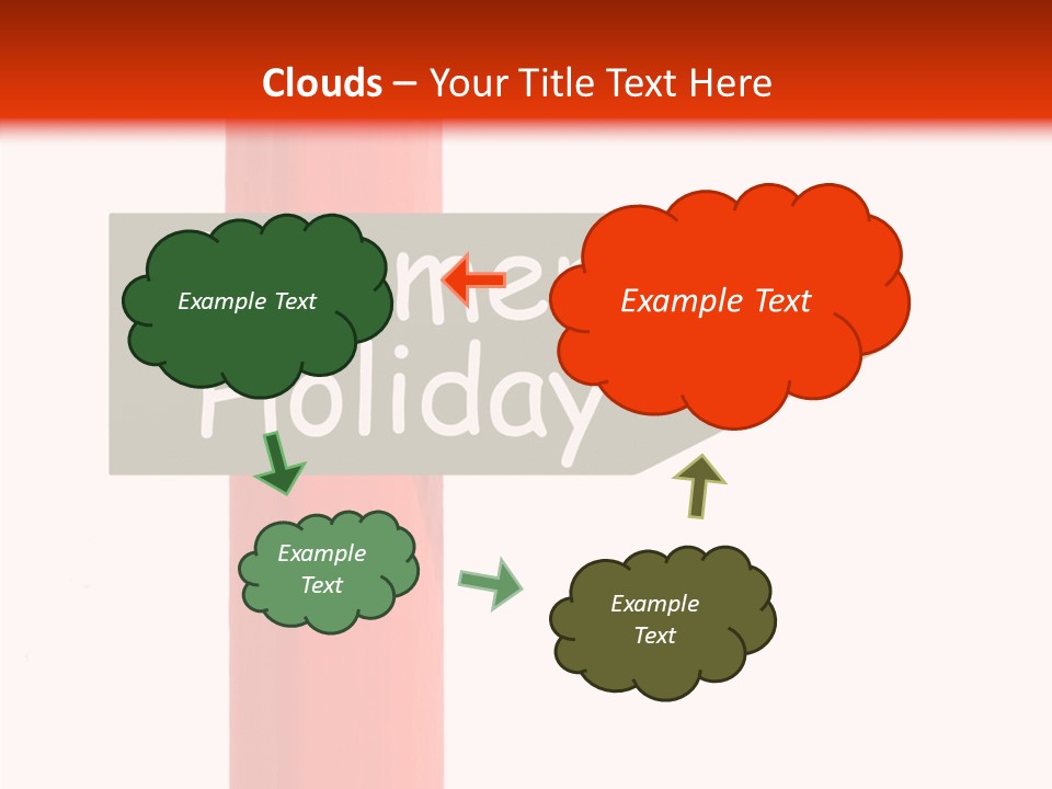Senior  Touching White Background PowerPoint Template