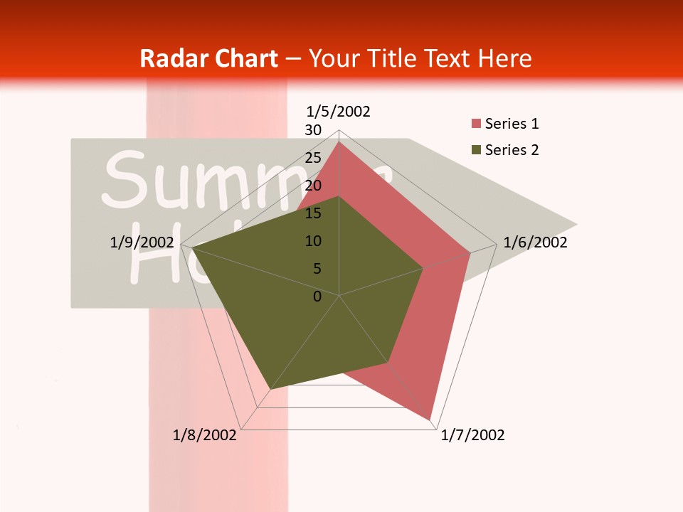 Senior  Touching White Background PowerPoint Template