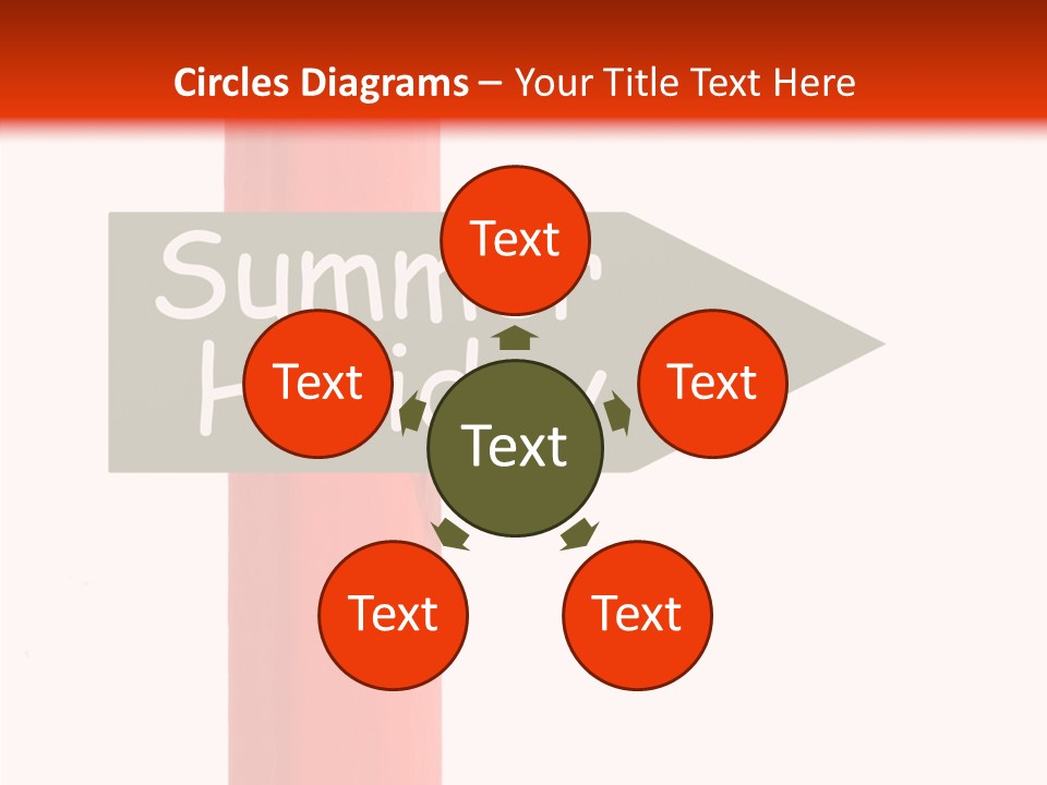 Senior  Touching White Background PowerPoint Template