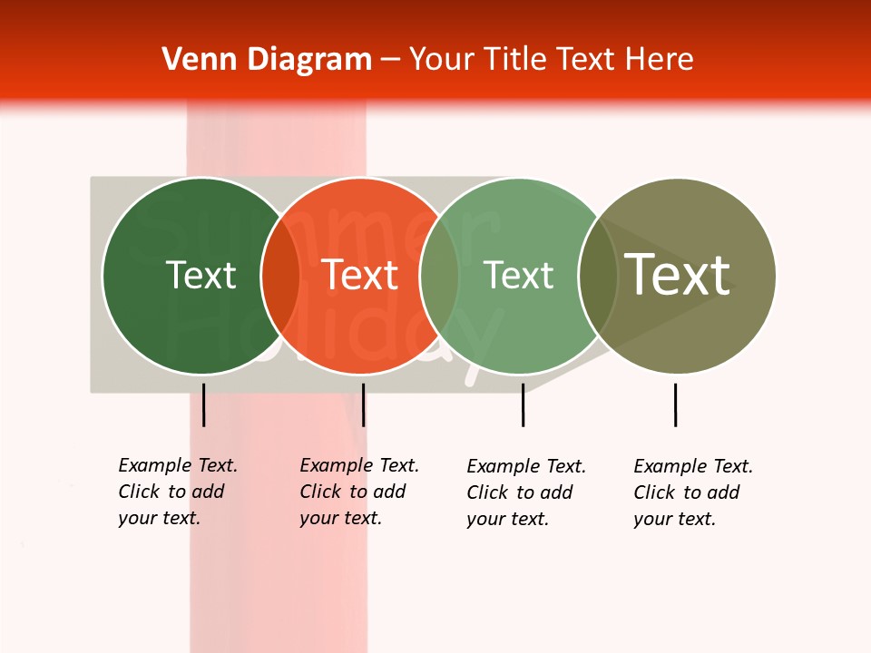 Senior  Touching White Background PowerPoint Template
