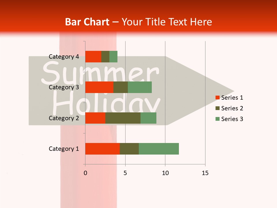 Senior  Touching White Background PowerPoint Template