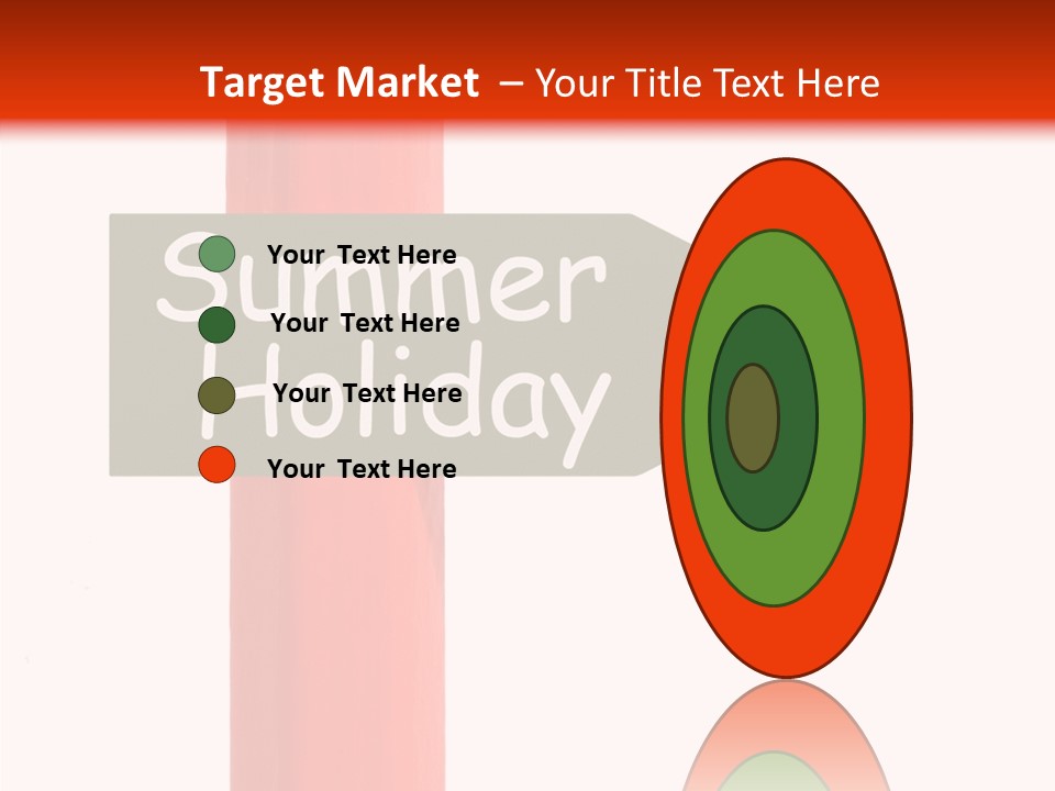 Senior  Touching White Background PowerPoint Template