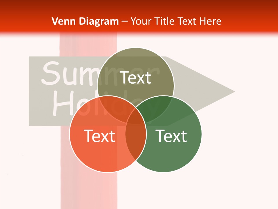 Senior  Touching White Background PowerPoint Template