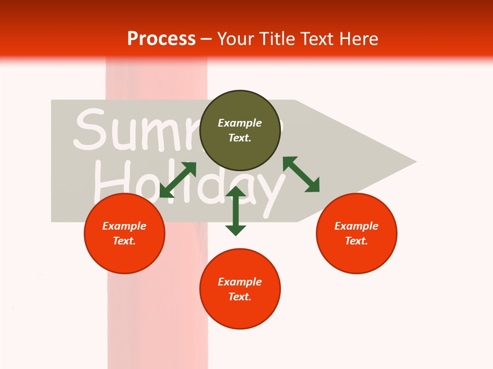 Senior  Touching White Background PowerPoint Template