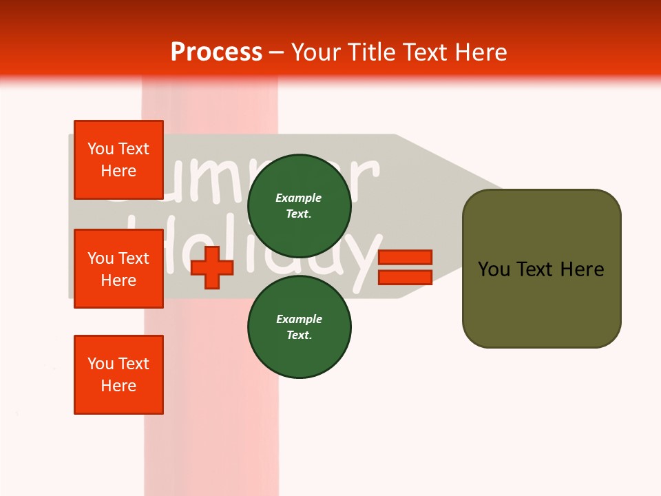 Senior  Touching White Background PowerPoint Template